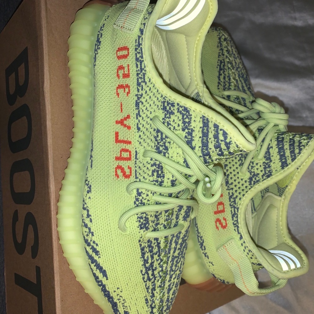 yeezy 350 semi yellow
